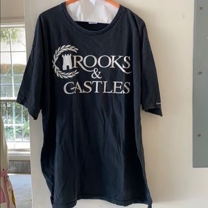 Black Mens Crooks & Castles shirt Size XL 100% COTTON🖤👕👚🏰
